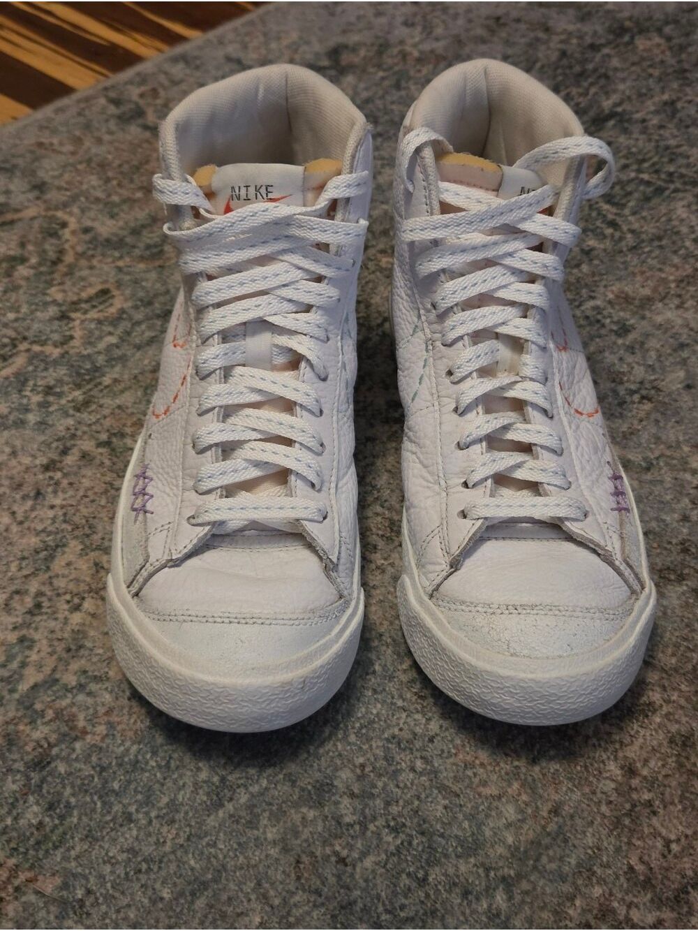 Nike Blazer Mid '77 Nike 101 Contrast Stitch Size 7.5 DX2350-100